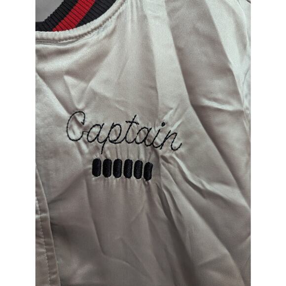 Disney parks Her Universe satin bomber style jacket Star Wars Captain Phasma XL - Picture 4 of 11